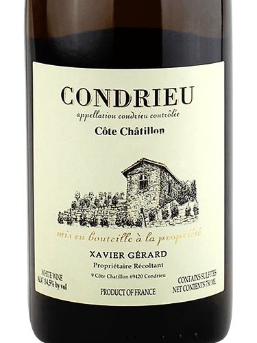 2019 Xavier Gerard - Condrieu Le Cote Chataillon
