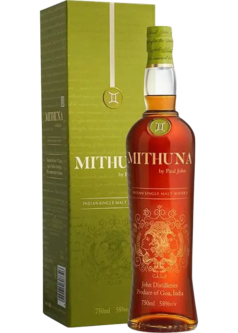 Paul John Mithuna Single Malt Whiskey 750ml