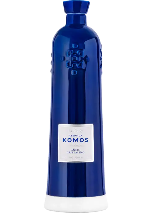 Komos Anejo Cristalino 100% Agave Azul  (Gluten Free) Tequila 750ml