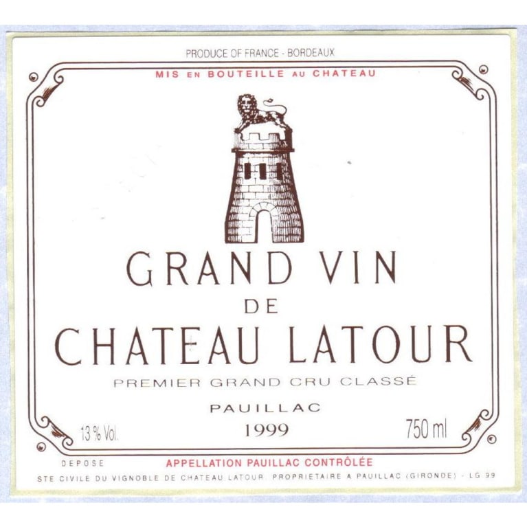 1999 Chateau Latour -  Pauillac