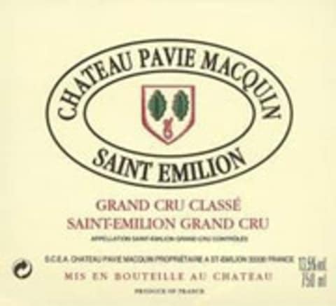 1998 Chateau Pavie Macquin -  St. Emilion