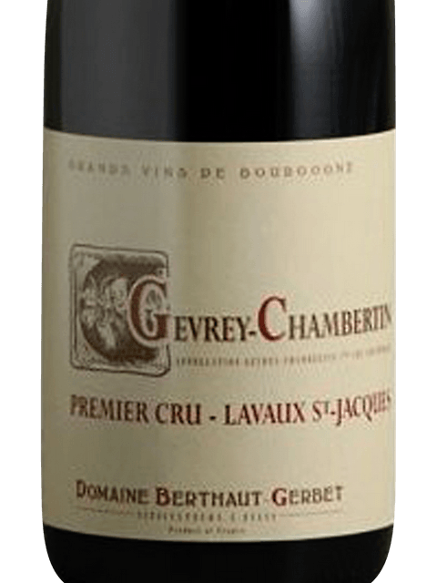 2020 Berthaut-Gerbet - Gevrey Chambertin Lavaux St. Jacques
