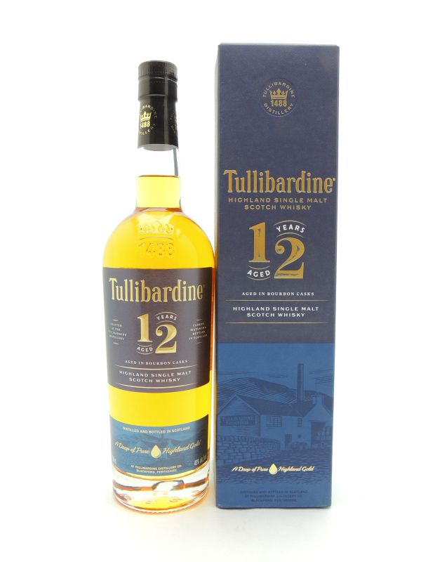 Tullibardine 12 yr Highland Single Malt Whiskey 750ml