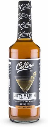 Collins Dirty Martini Cocktail Mix 32oz