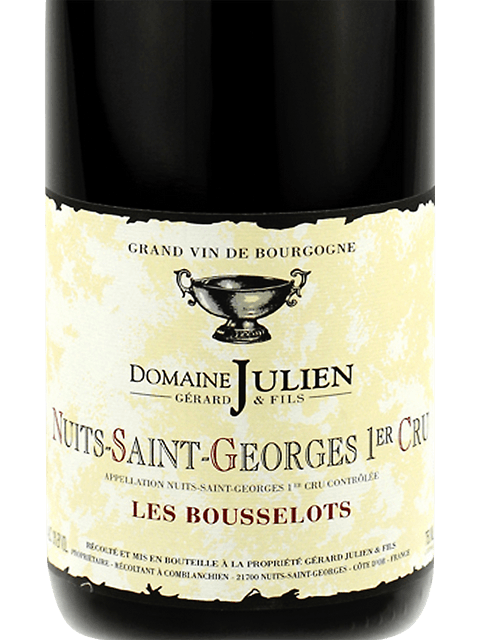 2019 Gerard Julien - Nuits St. Georges Bousselots