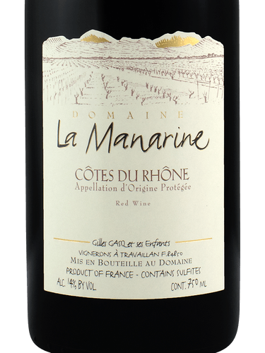 2020 Domaine La Manarine - Cotes du Rhone