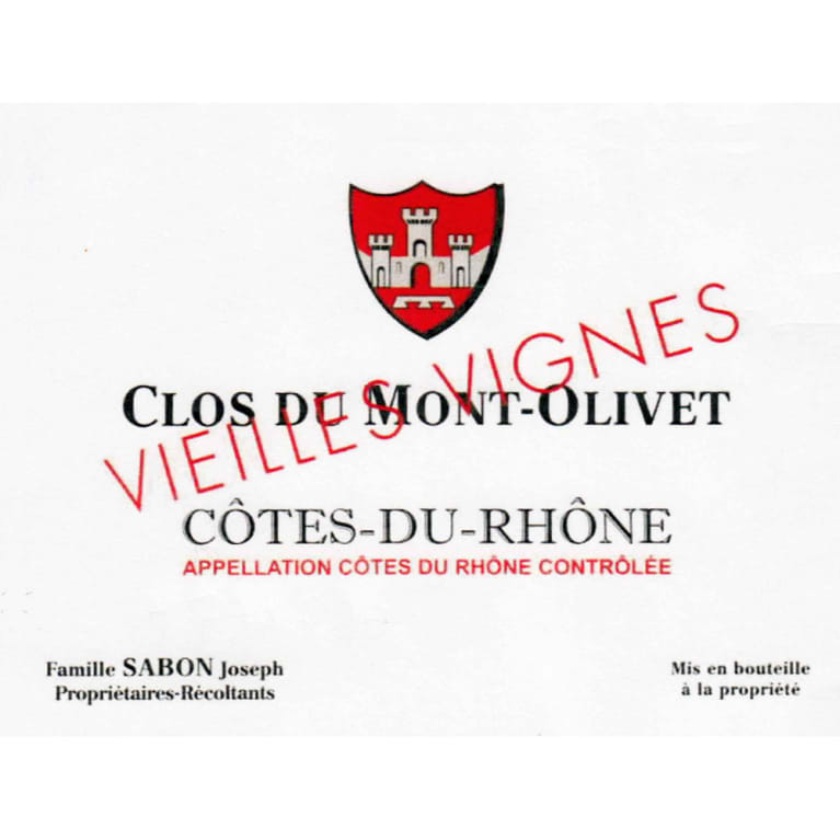 2019 Clos du Mont Olivet - Cotes du Rhone V.V.