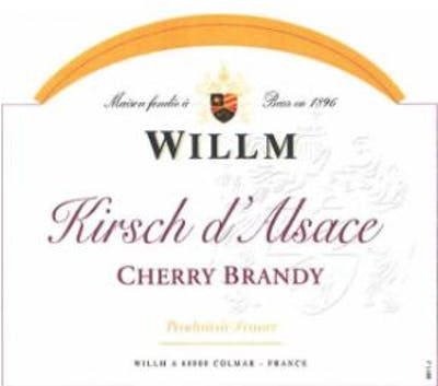Willm Kirsch d' Alsace Cherry Brandy Eau de vie 375ml
