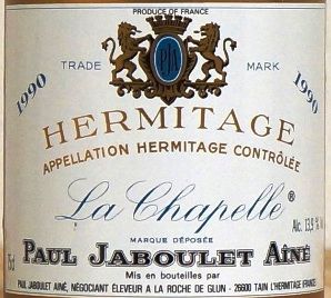 1990 Jaboulet Hermitage La Chapelle