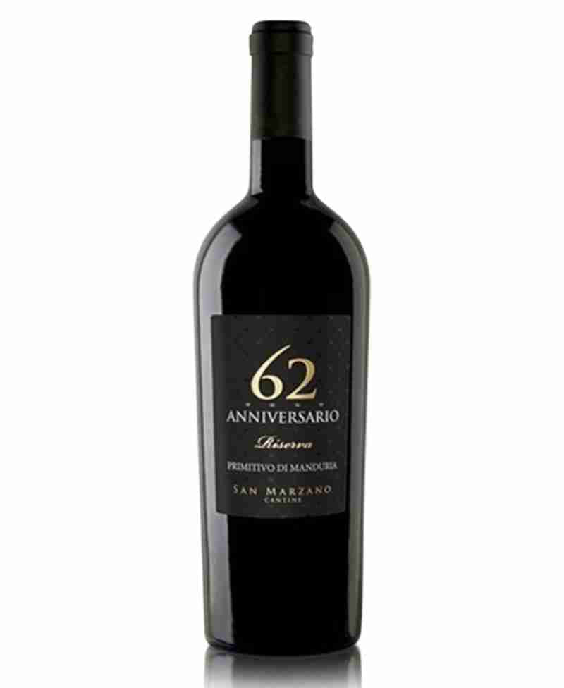 2018 San Marzano - Primitivo di Manduria DOC Riserva Anniversario 62