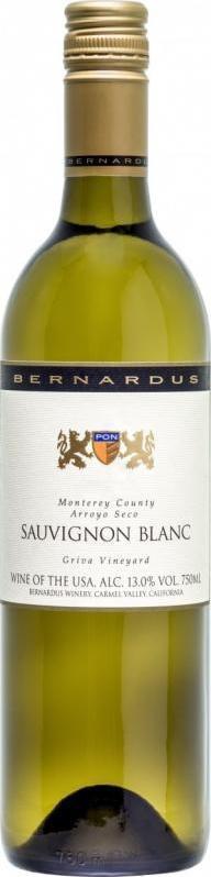 2019 Bernardus - Sauvignon Blanc Santa Lucia Highlands Griva Vineyard