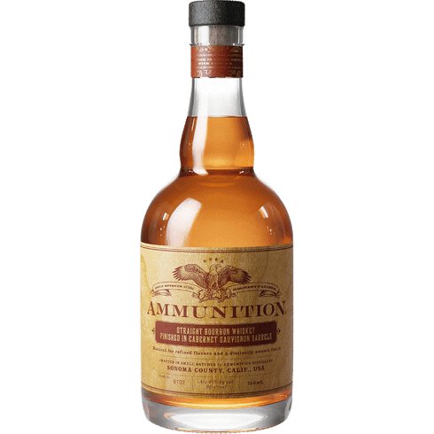 Ammunition Straight Bourbon Cabernet Sauvignon Barrel Whiskey 750ml