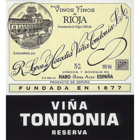 1998 Lopez de Heredia  Vina Tondonia Blanco Reserva