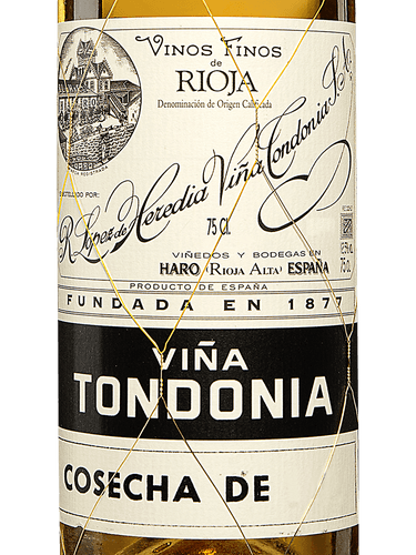 1991 Lopez de Heredia  Vina Tondonia Blanco Gran Reserva