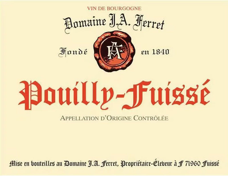 2020 Domaine Ferret - Pouilly Fuisse
