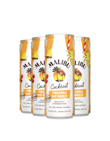 Malibu Pineapple Bay Brezze RTD Cocktail 4pk