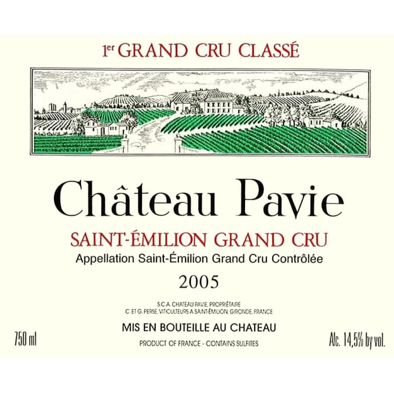 2001 Chateau Pavie - St. Emilion