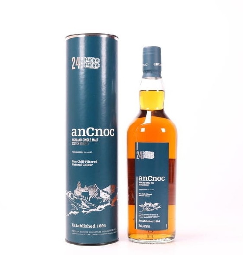 anCnoc 24 yr Single Malt Whiskey 750ml