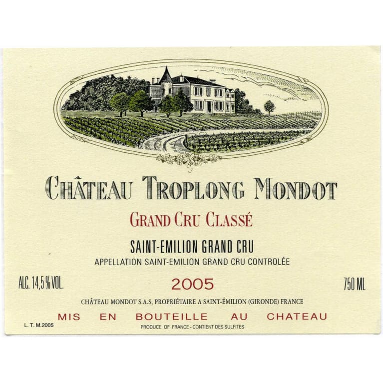 2005 Chateau Troplong Mondot - St. Emilion