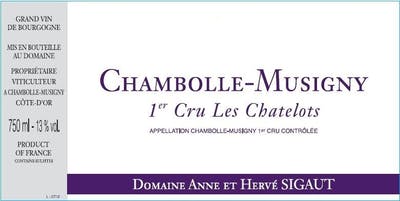 2019 Domaine Sigaut - Chambolle Musigny Chatelots