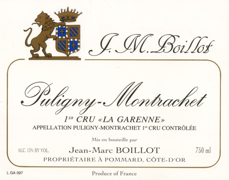 2020 Jean-Marc Boillot - Puligny Montrachet La Garenne