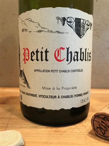 2020 Vincent Dauvissat - Petit Chablis
