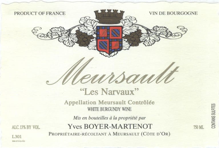 2019 Boyer-Martenot - Meursault Narvaux
