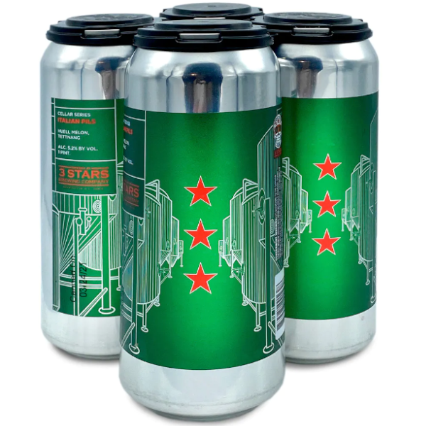 3 Stars Brewing - Cellar Series Italian Pils 4pk