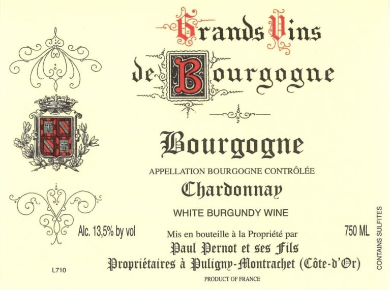 2020 Paul Pernot - Bourgogne Blanc Cote D'Or