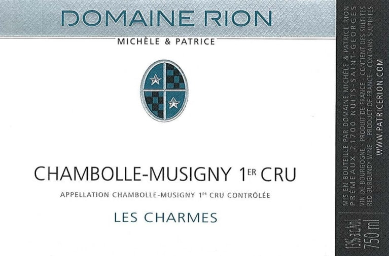 2020 Domaine Rion - Chambolle Musigny Charmes