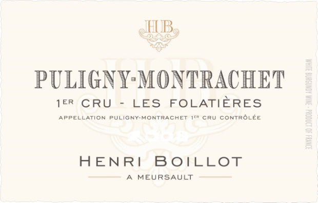 2020 Henri Boillot - Puligny Montrachet Folatieres