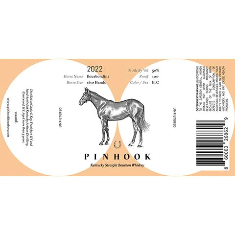 Pinhook Resolve Release 2023 Whiskey 750ml