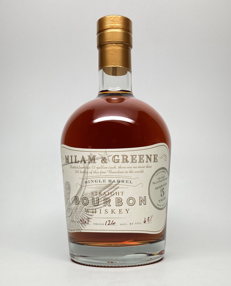 Milam & Greene MacArthur Single Barrel Straight Bourbon Store Pick Whiskey 750ml
