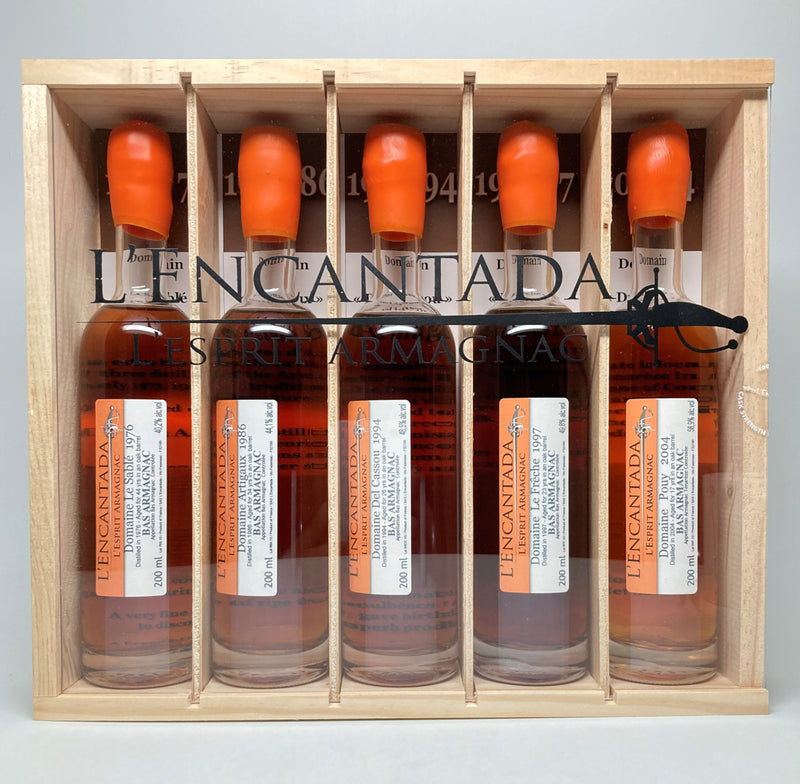 L'Encantada Discovery Set Sable76,Artigaux 86,Cassou 94,Freche 97,Pouy 04 Armagnac 200ml