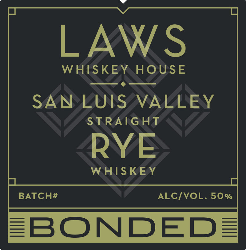 Laws Bonded San Luis Batch 3 Straight Rye Whiskey 750ml