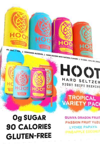 Night Shift - Hoot Hard Seltzer Tropical Vrty pk