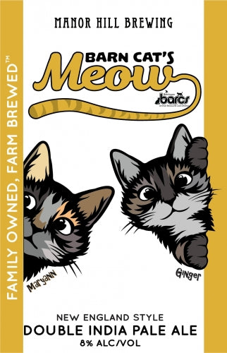 Manor Hill Brewing - Barn Cat New England DIPA 4pk