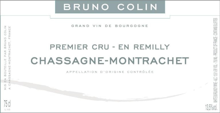 2020 Bruno Colin - Chassagne Montrachet Remilly