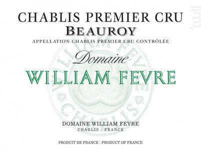 2020 Domaine Fevre - Chablis Beauroy