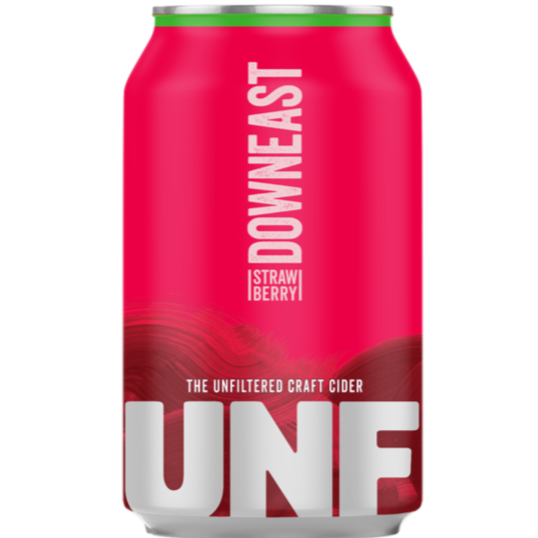 Downeast - Strawberry Unfiltered Cider 4pk