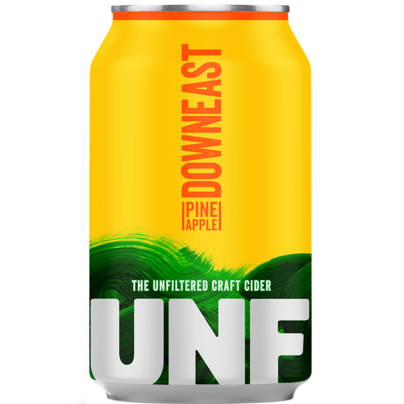 Downeast - Pineapple Unfiltered Cider 4pk