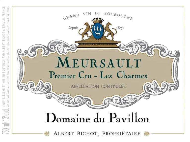 2020 Domaine du Pavillon - Meursault Charmes