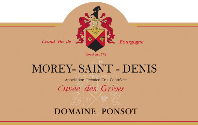 2019 Domaine Ponsot - Morey St. Denis Cuvee des Grives