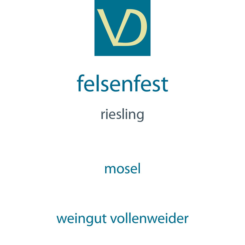 2021 Vollenweider -  Riesling Trocken Felsenfest