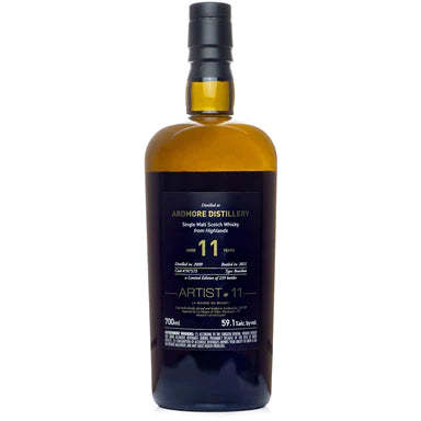 Ardmore Artist Series 11yr  2009 Cask #707573 Limited Edition Whiskey 700ml