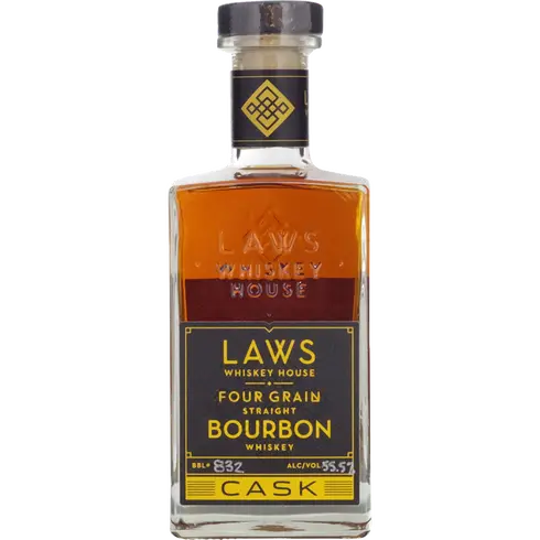 Laws Four Grain Cask Strength Bourbon Whiskey 750ml