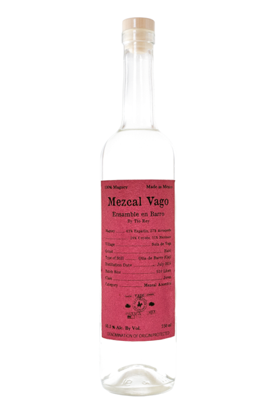 Mezcal Vago Ensamble en Barro "Tio Rey" Mezcal 750ml