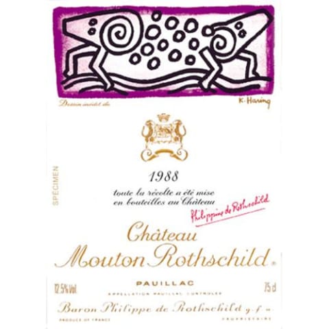 1988 Chateau Mouton Rothschild Pauillac