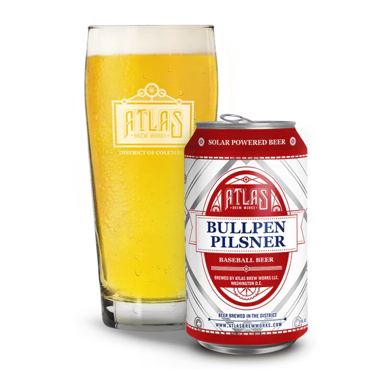 Atlas Brew Works Bullpen Pilsner 6pk