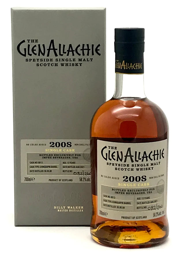 Glenallachie 13 yr Chinquapin Cask #6913 Single Malt Whiskey 700ml